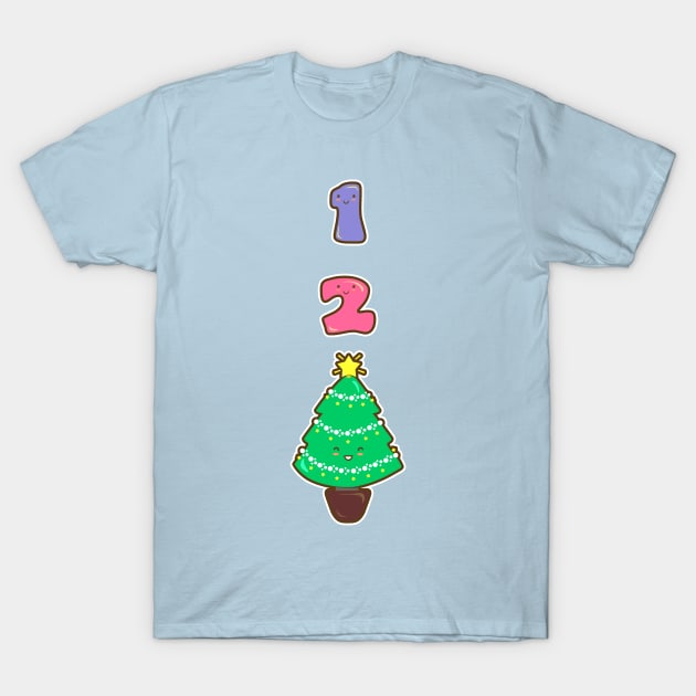 Count to Christmas! T-Shirt by AnishaCreations